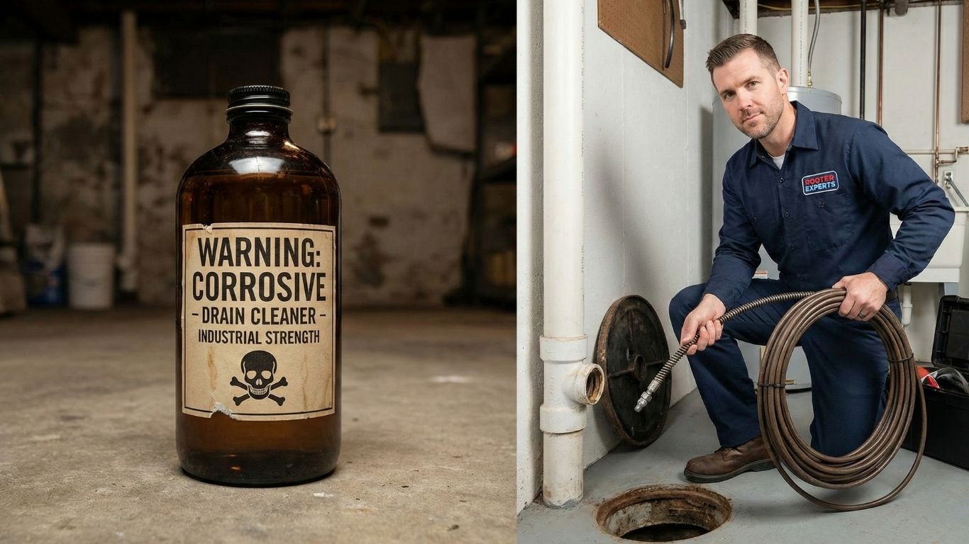 Licensed Plumber Doesn't Use Chemicals