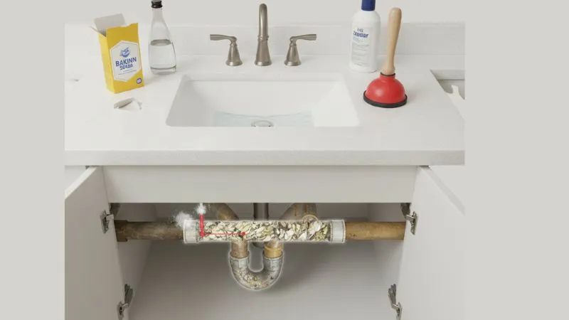DIY drain cleaning compared with professional service
