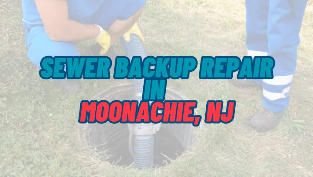 Sewer backup repair for a Moonachie, NJ home